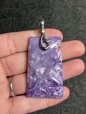 Charoite Tinaksite Pendant Stone Crystal Jewelry